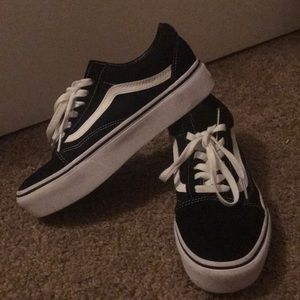 Vans Old Skool Black Platform
